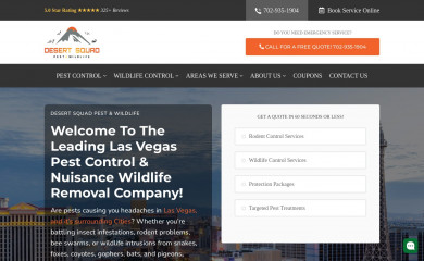desertsquadpestandwildlife.com screenshot