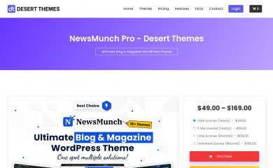 https://desertthemes.com/themes/newsmunch-pro/ screenshot