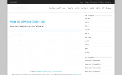 desitvbox.co screenshot