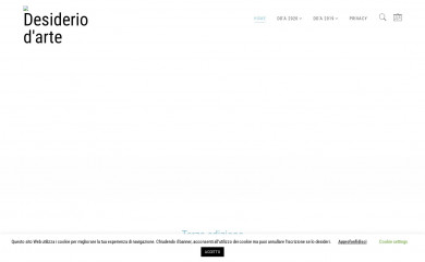 desideriodarte.it screenshot