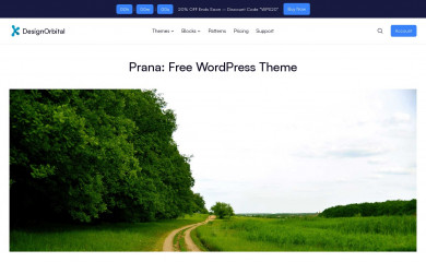http://designorbital.com/prana/ screenshot