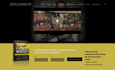 designafearlesslife.com screenshot
