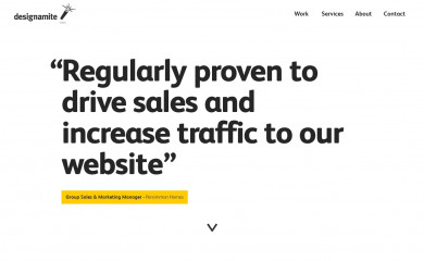 http://designamite.co.uk screenshot