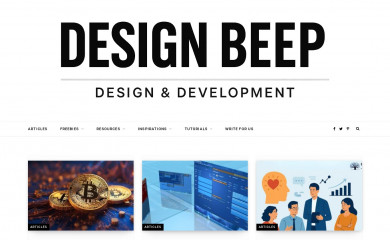 designbeep.com screenshot