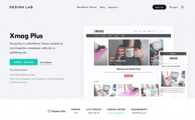 http://www.designlabthemes.com/xmag-plus-wordpress-theme/ screenshot
