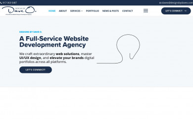 https://designsbydaveo.com screenshot