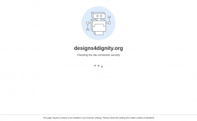 designsfordignity.org screenshot