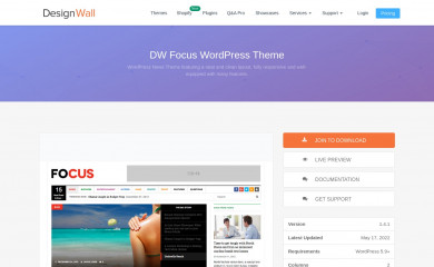 DW Focus | Shared by themes24x7.com screenshot