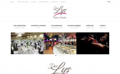 deslys-traiteur.com screenshot