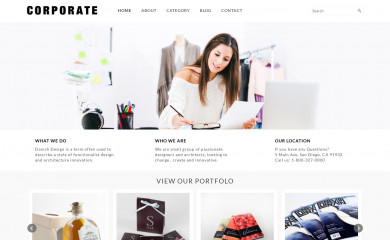 Corporate Responsive WordPress Theme screenshot