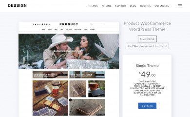product Responsive WordPress Woocommerce Theme screenshot