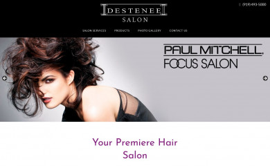 desteneesalonandspa.com screenshot
