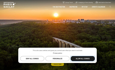 destination-paris-saclay.com screenshot