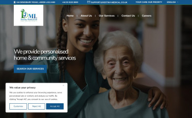 destiny-medical.co.uk screenshot