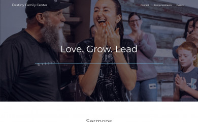 destinyfamilycenter.com screenshot
