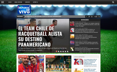 deporteenvivo.cl screenshot