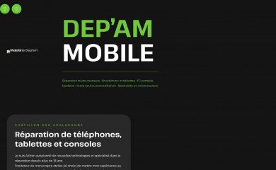 depam-mobile.fr screenshot