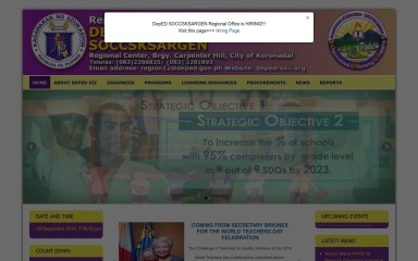 depedroxii.org screenshot