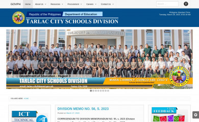 depedtarlaccity.com screenshot