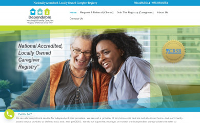 dependablecare.net screenshot