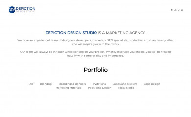 depictiondesignstudio.com screenshot