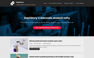 depilatory.sk screenshot