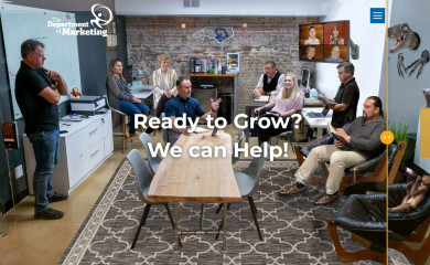 deptofmarketing.com screenshot