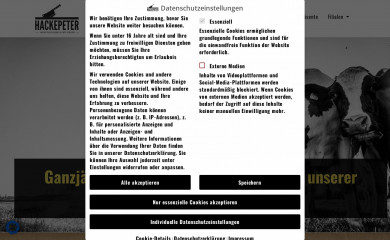 der-hackepeter.de screenshot