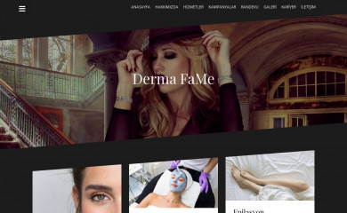 dermafameclinics.com screenshot