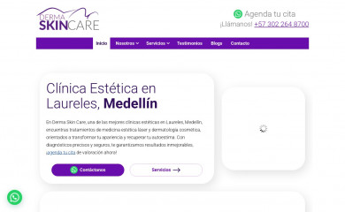 dermaskincare.com.co screenshot