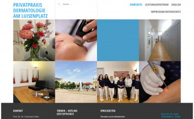 dermatologie-am-luisenplatz.de screenshot