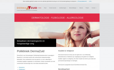 dermazuid.nl screenshot