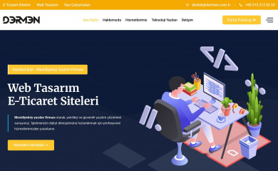 dermenyazilim.com screenshot