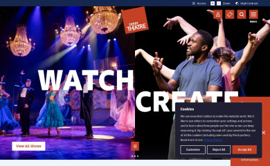 derbytheatre.co.uk screenshot