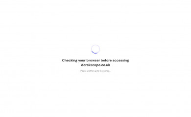 derekscope.co.uk screenshot