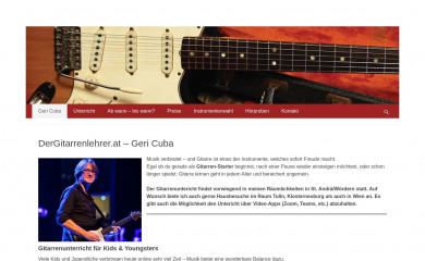 dergitarrenlehrer.at screenshot