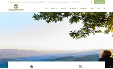 derwenaccountancy.co.uk screenshot