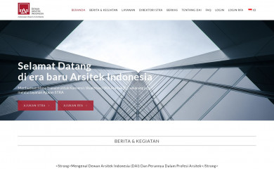 dewanarsitek.id screenshot