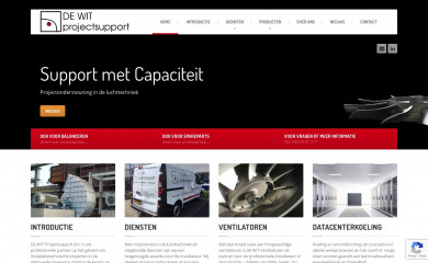 dewitprojectsupport.nl screenshot