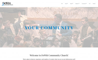 dewittchurch.org screenshot
