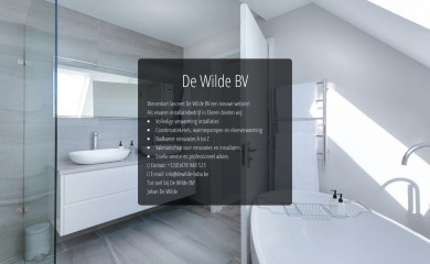 dewilde-bvba.be screenshot