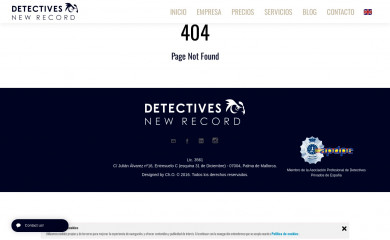 detectivesnewrecord.com screenshot