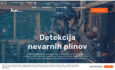 detekcija-plina.si screenshot