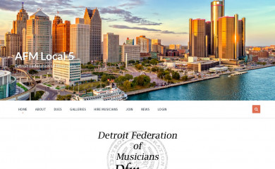 detroitmusicians.net screenshot