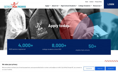 detroitpromise.com screenshot