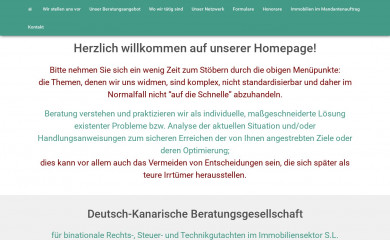 deutsch-kanarische.com screenshot