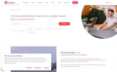devoteamcareers.com screenshot