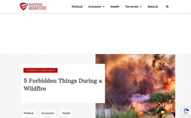 devastatingdisasters.com screenshot