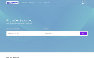 devjobsnepal.com screenshot