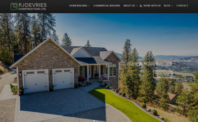 devriesconstruction.net screenshot